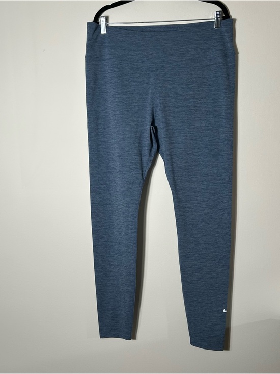 Nike Pants - New Nike One Leggings Womens XXL‎ Tall Blue Stretch Activewear Tight Training